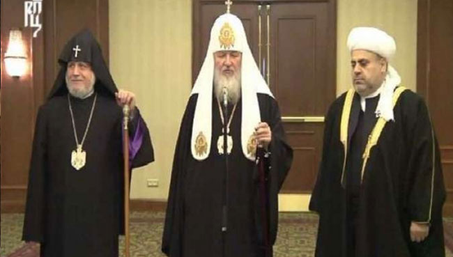 Azərbaycan və Ermənistan dini liderləri Moskvada görüşəcək