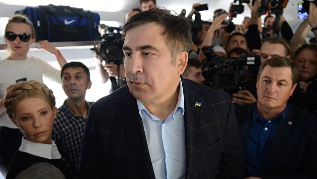Saakaşvili Ukraynaya buraxılmadı!