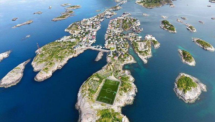 Dünyanın ən gözəl mənzərəli stadionu – FOTOLAR