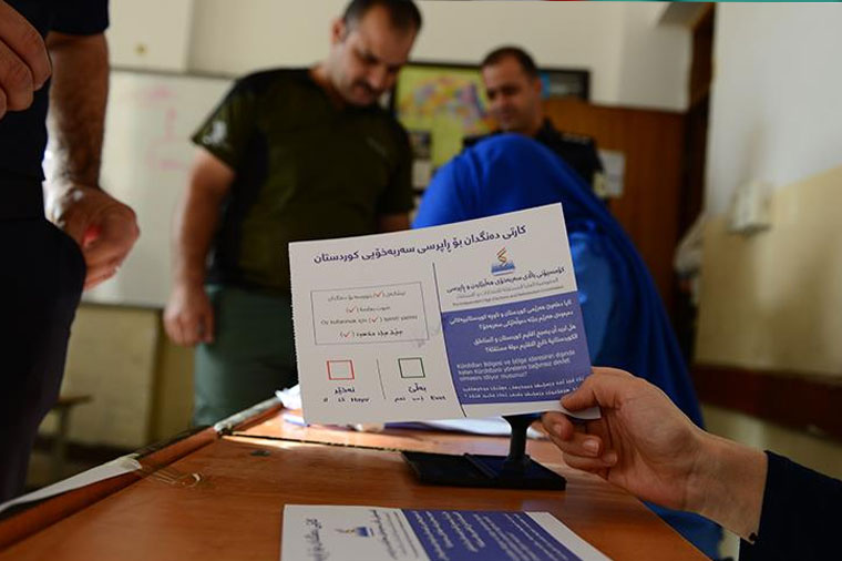Şimali İraqda mübahisəli referendum başladı
