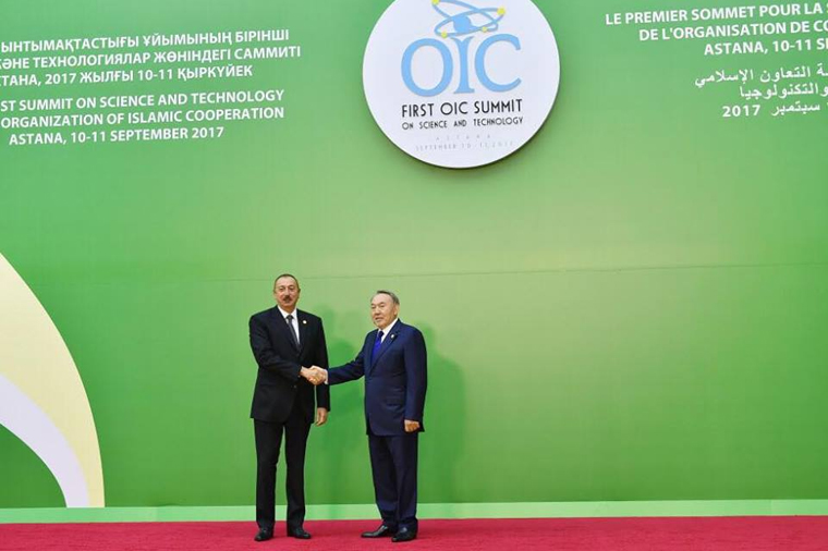 Nazarbayev İlham Əliyevi belə qarşıladı – FOTOLAR+VİDEO