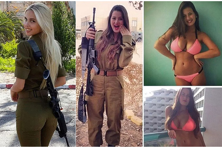 İsrail ordusunun atəşli gözəlləri – Fotolar