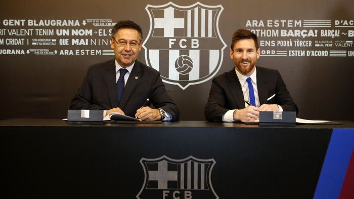 Messi “Barselona” ilə müqaviləni yenilədi – Rəsmi
