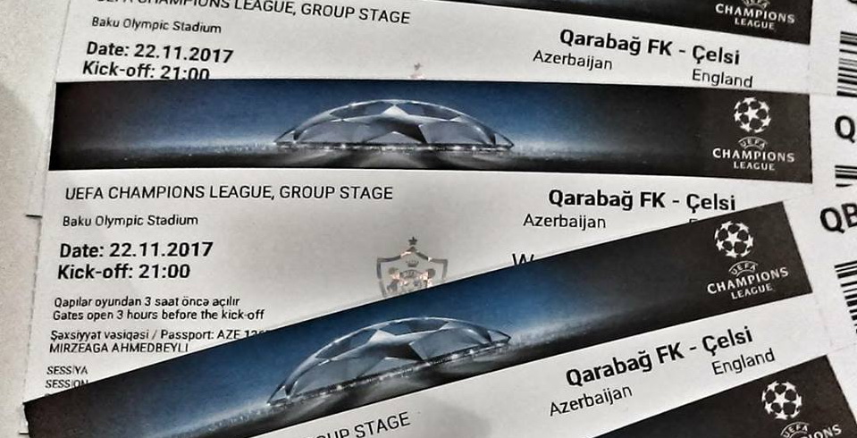 “Qarabağ” – “Çelsi” matçına nə qədər bilet satılıb?
