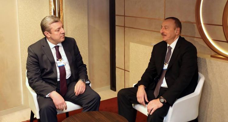İlham Əliyev Gürcüstanın baş naziri ilə görüşdü