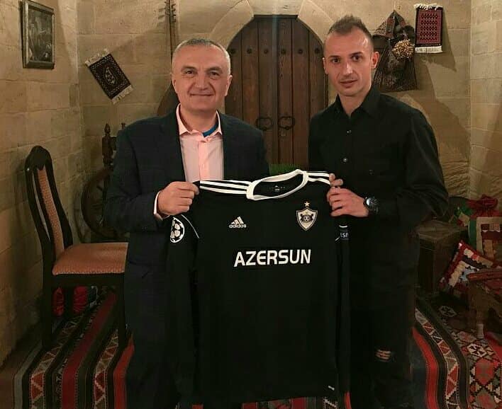 “Qarabağ”ın futbolçusu ölkə prezidenti ilə görüşdü – FOTOLAR