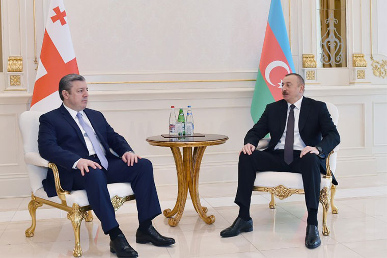 İlham Əliyev Gürcüstanın baş nazirini qəbul etdi – Fotolar