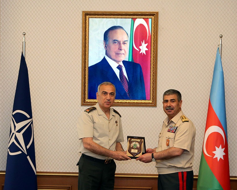Zakir Həsənov NATO generalları ilə görüşdü – Foto