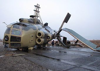 Pakistanda hərbi helikopter qəzaya uğradı