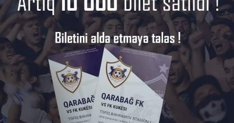 “Qarabağ” – “Kukesi” matçına nə qədər bilet satılıb?