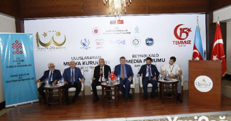 Uluslararası Medya Kurultayı 1. Paneli – Kardeşlikten stratejik ortaklığa: Türkiye-Azerbaycan