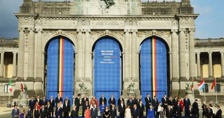 İlham Əliyev NATO ölkələrinin dövlət başçıları üçün qəbulda iştirak edib – FOTO