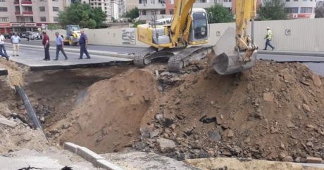 Bakı Metropoliteni: Yolun çökməsi metro tikintisi ilə bağlı deyil