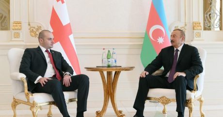 İlham Əliyevin Gürcüstanın Baş naziri ilə görüşdü – FOTO