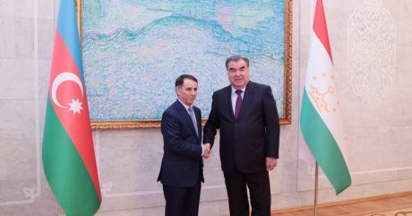 Baş nazir Novruz Məmmədov Tacikistan Prezidenti ilə görüşdü