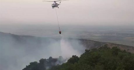 Ağsu dolaylarında yeni yanğın – FHN helikopterlər göndərdi