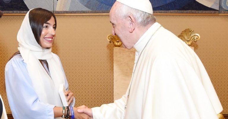 Mehriban Əliyeva Roma Papası ilə görüşdü – FOTO