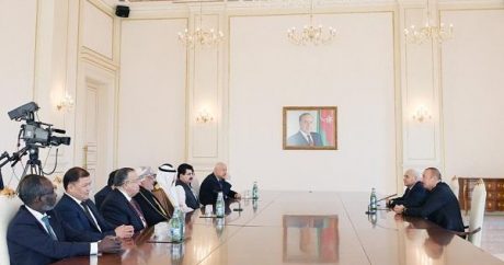 İlham Əliyev bu ölkələrin parlament spikerləri ilə görüşdü