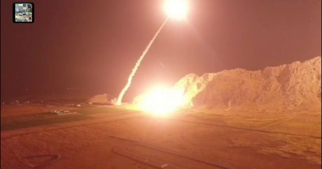 İran Suriyadan qisas alır – Raketlərlə vurma anının VİDEOSU