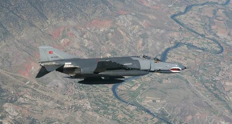 Türkiyə hava qüvvələri zərbələr endirdi: 14 terrorçu məhv edildi