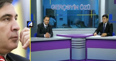 Saakaşvilinin ən yaxın adamı Azərbaycan televiziyasından şəkil paylaşdı – FOTO