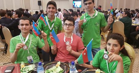 Azərbaycanlı şagirdlər Botsvanada 5 medal qazandılar – FOTO 