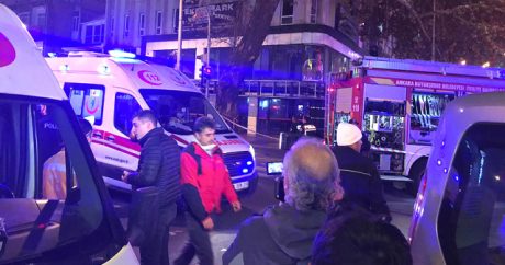 Ankarada dəhşətli partlayış: 7 nəfər yaralandı – VİDEO