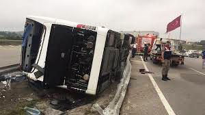 Türkiyədə avtobus aşdı – 25 yaralı