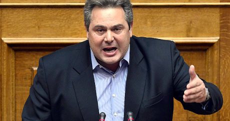 Yunanıstan müdafiə naziri istefa verdi