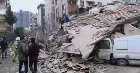 İstanbulda binanın çökməsi nəticəsində ölənlərin sayı 17 nəfərə çatdı