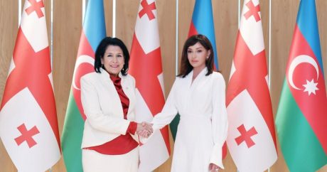 Mehriban Əliyeva Gürcüstan Prezidenti ilə görüşdü – FOTO