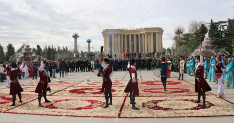 Gəncədə Novruz şənliyi təşkil edilib – FOTO