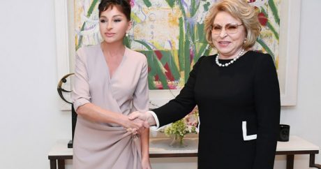 Mehriban Əliyeva Valentina Matviyenko ilə görüşüb