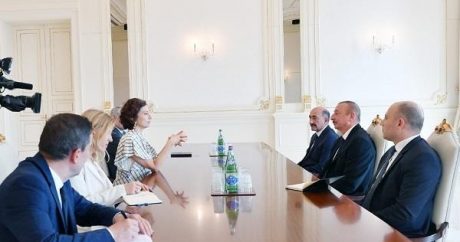 İlham Əliyev UNESKO-nun baş direktoru ilə görüşdü