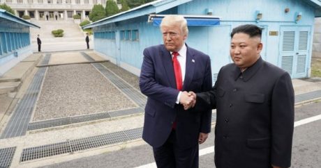 Dünya tarixində ilk dəfə ABŞ prezidenti Şimali Koreya torpaqlarında
