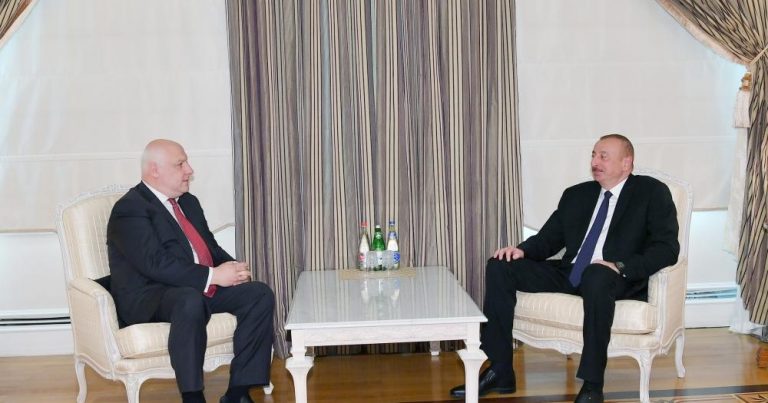 İlham Əliyev ATƏT PA-nın prezidentini qəbul etdi
