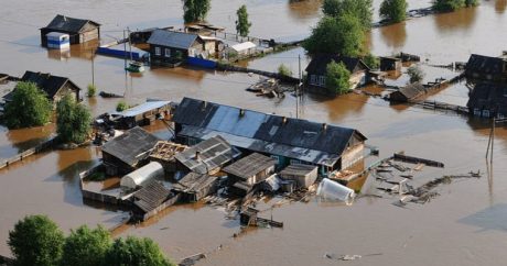 Rusiyada daşqın – Yüzlərlə ev su altında qaldı – VİDEO