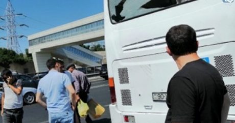 Bakıda dəhşətli qəza – İki avtobus toqquşdu – SON DƏQİQƏ/FOTOLAR