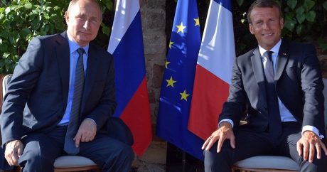 Putin ilə Makron görüşdü – Dağlıq Qarabağ münaqişəsinə toxunuldu