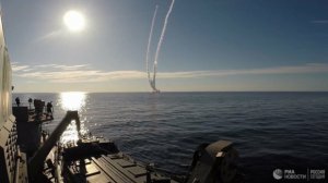 Rusiya dənizdən ballistik raketləri buraxdı