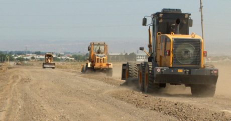 Şəmkirdə 32.9 km uzunluğunda yol yenidən qurulur – FOTO