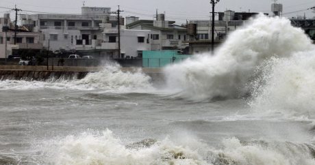 Yaponiyada tufan: 930 min ev işıqsız qaldı