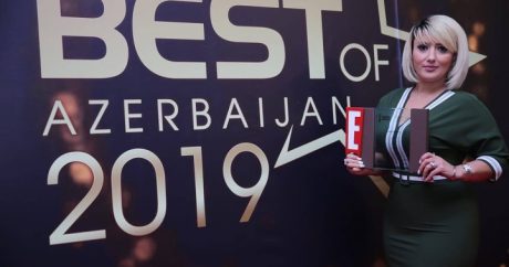 Günel Gözəlova “The Best of Azerbaijan 2019” Milli Mükafatına layiq görüldü – FOTO