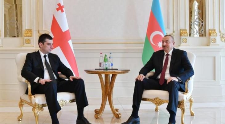 İlham Əliyev Gürcüstanın Baş Nazirini qəbul etdi – FOTO