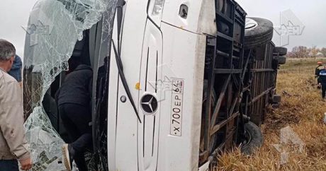 Rusiyada avtobus aşdı – Yaralılar var