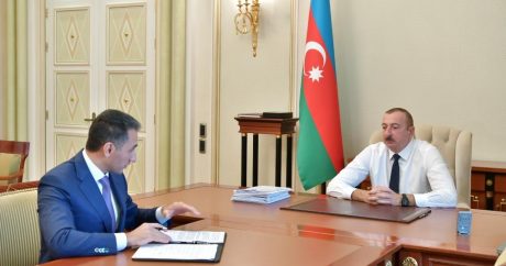 Prezident “Azərkosmos” ASC-nin sədrini qəbul etdi – FOTO