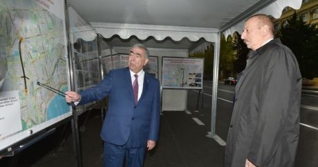 Prezident Tbilisi prospektində görülən işlərlə tanış olub – FOTO