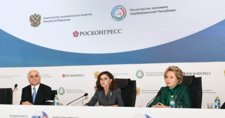 Mehriban Əliyeva X Azərbaycan-Rusiya Regionlararası Forumunda – FOTOLAR