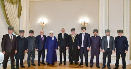 Prezident rusiyalı din xadimlərini qəbul edib – FOTOLAR