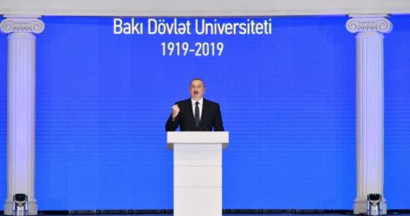 İlham Əliyev BDU-nun 100 illik yubileyində – FOTOLAR/YENİLƏNİB